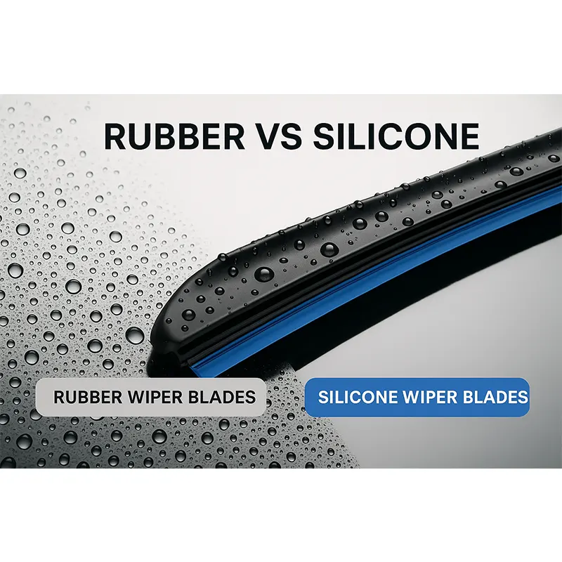 Siliconen versus rubberen ruitenwisserbladen: welk materiaal duurt langer?