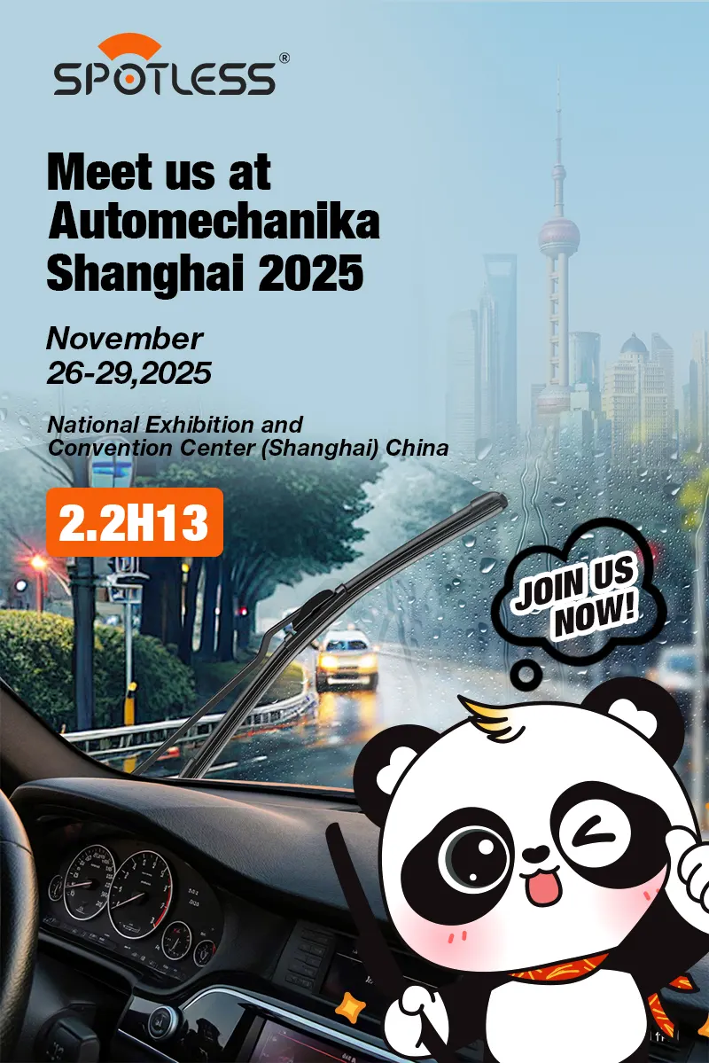 Spotloze ruitenwissers bij Automachechanika Shanghai 2025