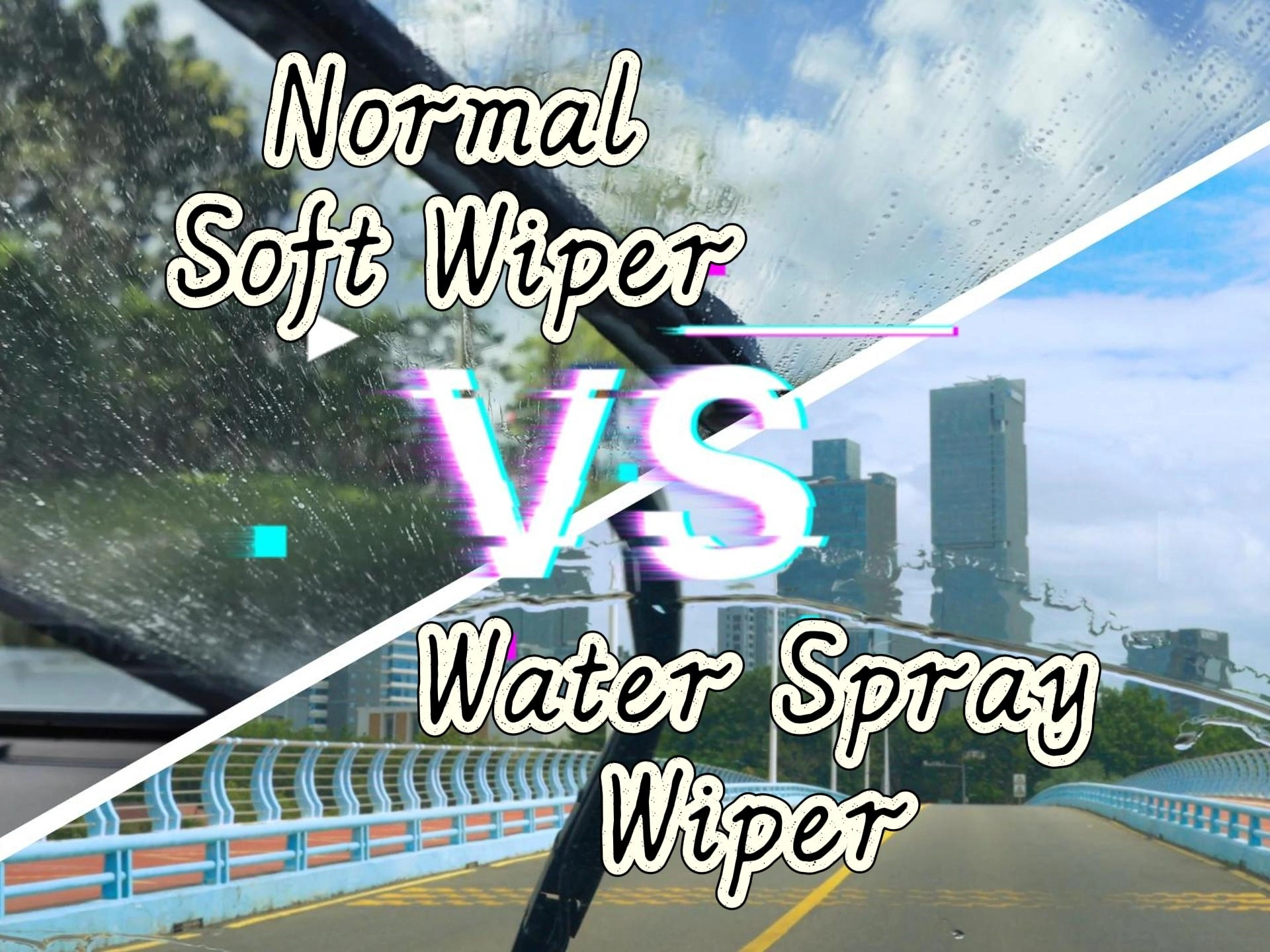 De vergelijking van een professionele fabrikant: waterspraywissers of normale ruitenwissers?