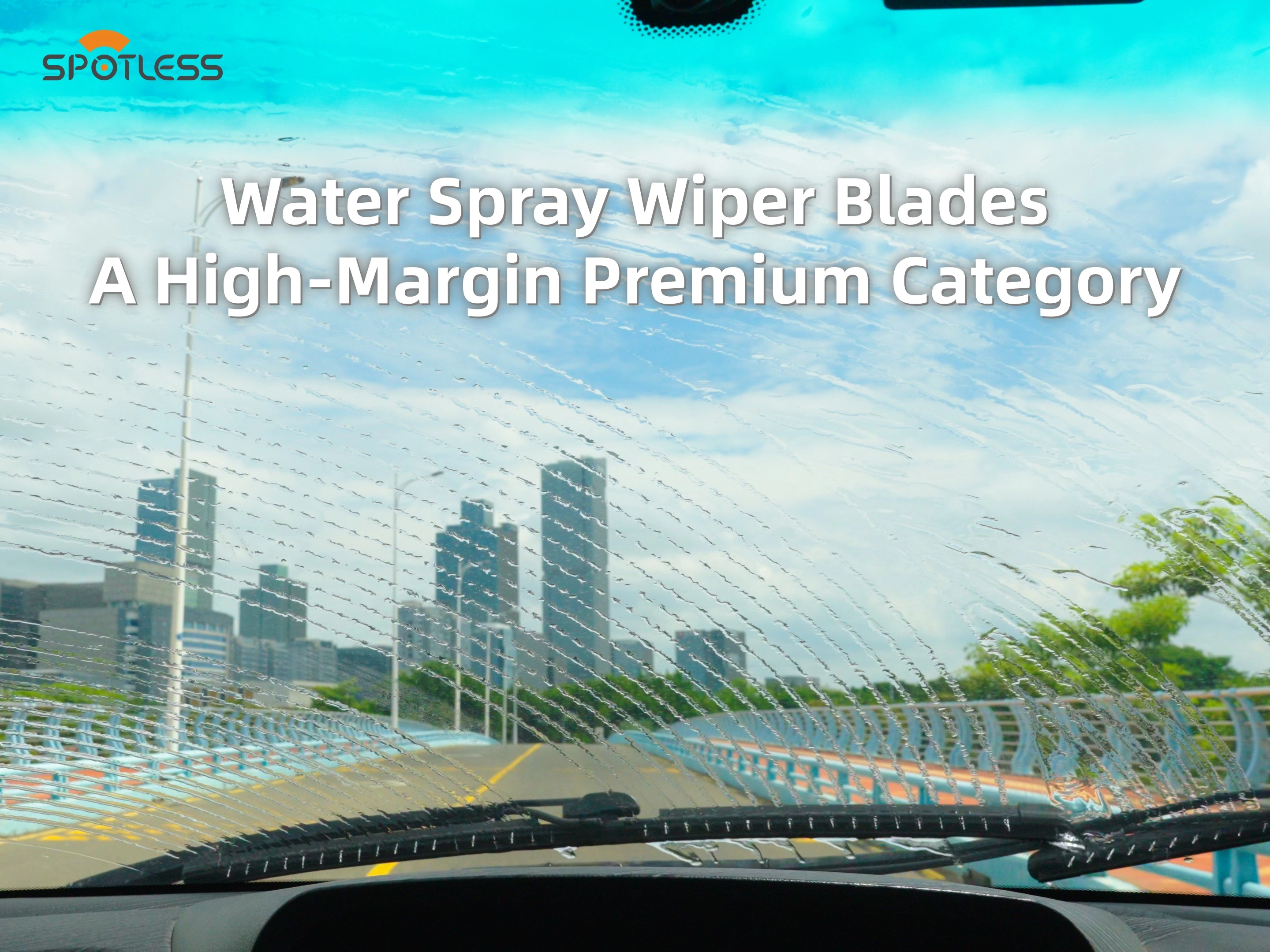 Wisserbladen met watersproeier: een premiumcategorie met hoge marges voor auto-onderdelenwinkels